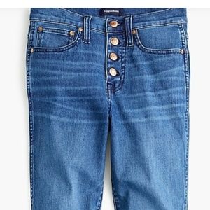 J. Crew Vintage straight jean with button fly MEDIUM WASH 30
